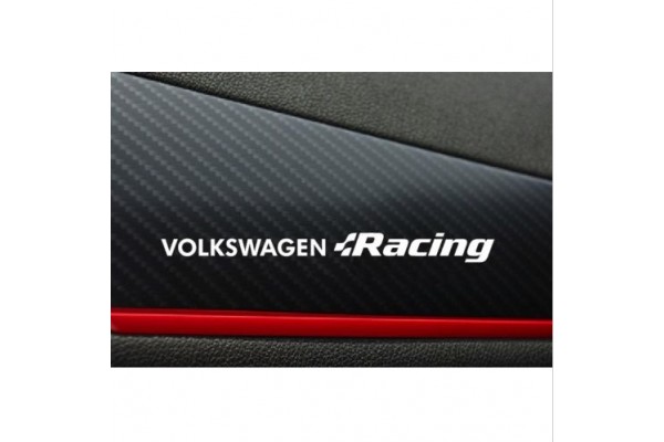 Aufkleber passend für VW Volkswagen Racing Aufkleber 2 Stk. 130mm