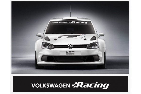 Decal to fit VW Volkswagen Racing Motorsport windscreen sun stripe decal