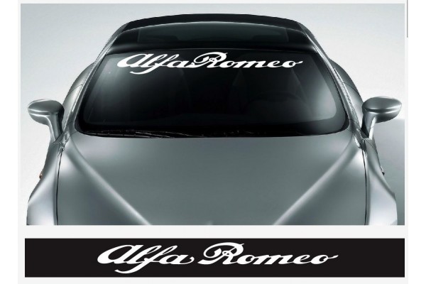 Decal to fit Alfa Romeo windscreen striscia decal