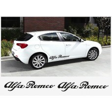 Decal to fit Alfa Romeo decal side decal set 2 pcs. L+R 100 cm