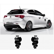 Decal to fit Alfa Romeo decal side decal set 2 pcs. L+R 20cm
