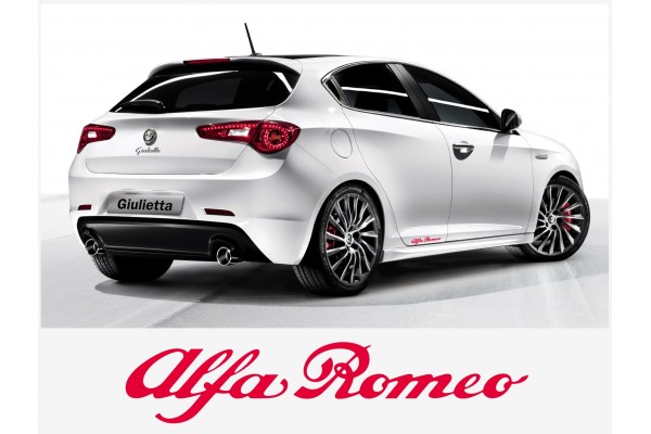 Aufkleber passend für Alfa Romeo Aufkleber Seitenaufkleber Satz 30 cm