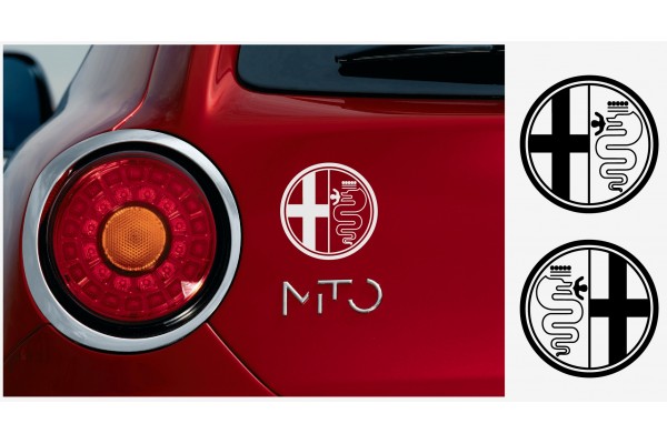 Decal to fit Alfa Romeo Side decal 2pcs. kit 10cm