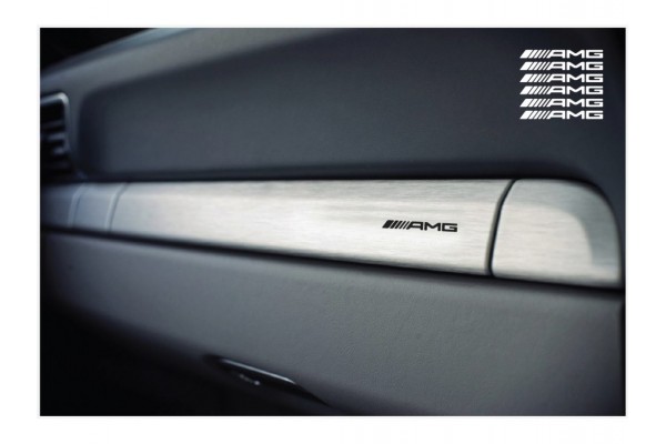 Decal to fit AMG dashboard decal 70mm 6pcs, set