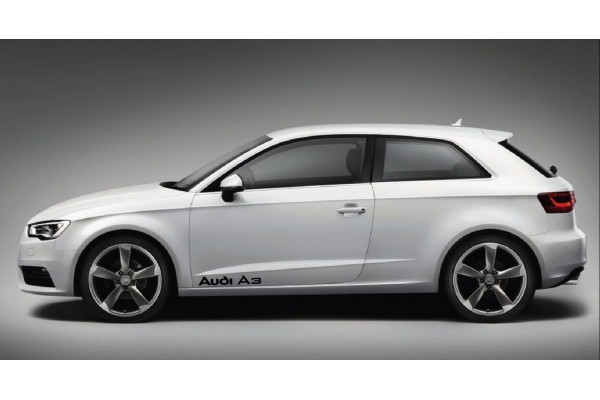 Decal to fit Audi A3 side decal set