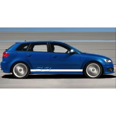 Aufkleber passend für Audi Seitenaufkleber Aufkleber Satz A3 S3