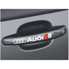 Aufkleber passend für Audi Türgriff Aufkleber