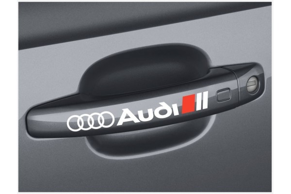 Aufkleber passend für Audi Türgriff Aufkleber