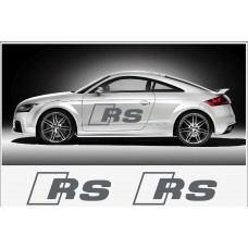 Aufkleber passend für Audi RS Seitenaufkleber Aufkleber 2Stk. Satz 960mm