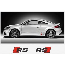 Aufkleber passend für Audi RS Seitenaufkleber Aufkleber  2Stk. Satz 200mm
