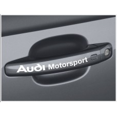 Aufkleber passend für Audi motorsport Türgriff Aufkleber