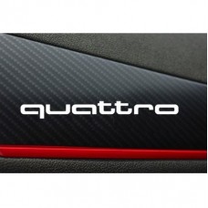Aufkleber passend für Audi Quattro Aufkleber 2 Stk. 120mm
