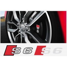 Aufkleber passend für Audi S6 Bremssattel Aufkleber 4 Stk. Satz