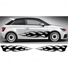 Decal to fit Audi A1 side decal sticker stripe kit