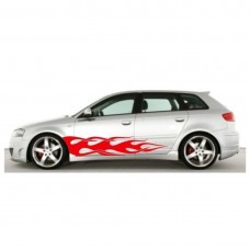 Decal to fit Audi A3 side decal sticker stripe kit