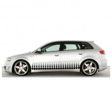 Decal to fit Audi A3 side decal sticker stripe kit