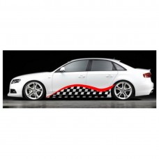 Decal to fit Audi A4 side decal sticker stripe kit