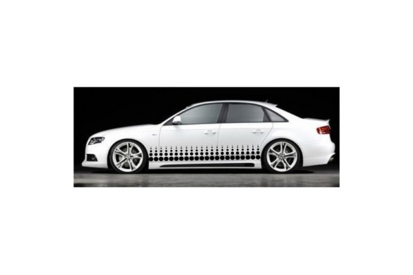 Decal to fit Audi A4 side decal sticker stripe kit