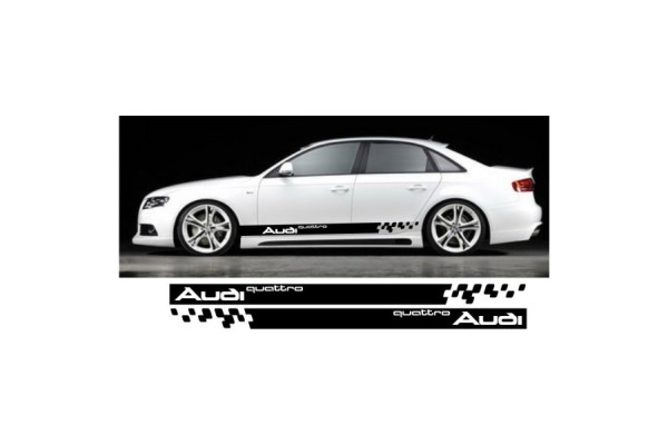 Decal to fit Audi A4 side decal sticker stripe kit