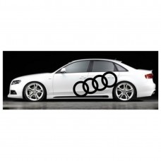 Decal to fit Audi A4 side decal sticker stripe kit