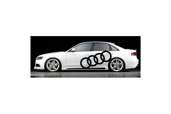 Decal to fit Audi A4 side decal sticker stripe kit