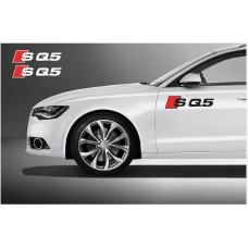 Decal to fit Audi Ringe side decal 2 pcs. set 150cm