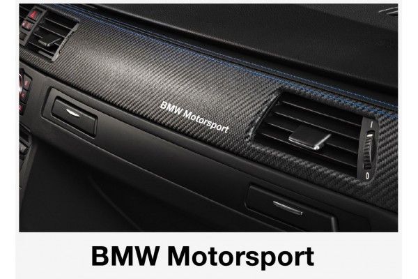 Decal to fit BMW Motorsport dashboard decal 120 mm, 2 pcs