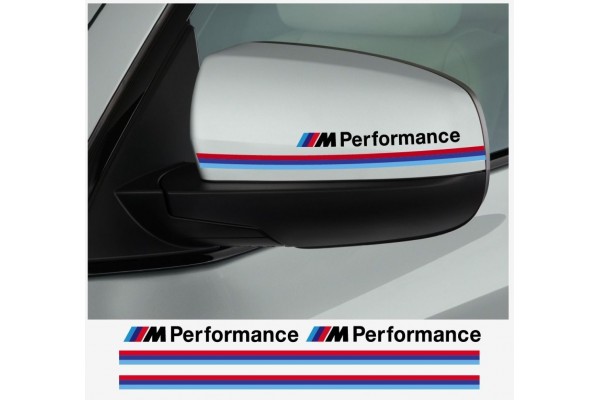 Aufkleber passend für BMW M Performance motorsport Aussenspiegel Aufkleber
