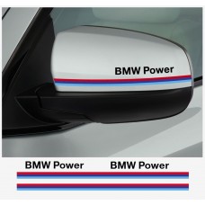 Aufkleber passend für BMW Power Aussenspiegel Aufkleber