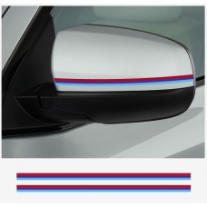 Decal to fit BMW M performance stripe wing mirror decal