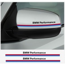 Aufkleber passend für BMW Performance Aussenspiegel Aufkleber