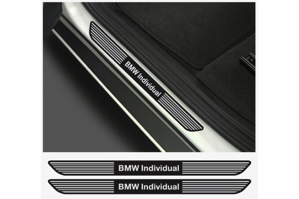 Aufkleber passend für BMW Individual Aufkleber Einstiegsleistenaufkleber Einstiegsleisten  2Stk.
