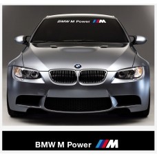 Aufkleber passend für BMW M Power Frontscheiben Aufkleber 1400mm x 200mm