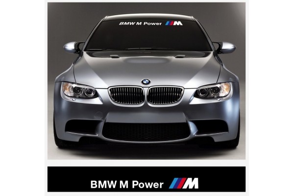 Decal to fit BMW M Power windscreen decal 1400mm x 200mm