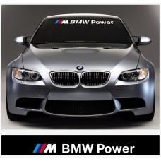 Decal to fit BMW M BMW Power windscreen decal