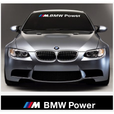 Aufkleber passend für BMW M BMW Power Frontscheiben Aufkleber 1400mm x 200mm