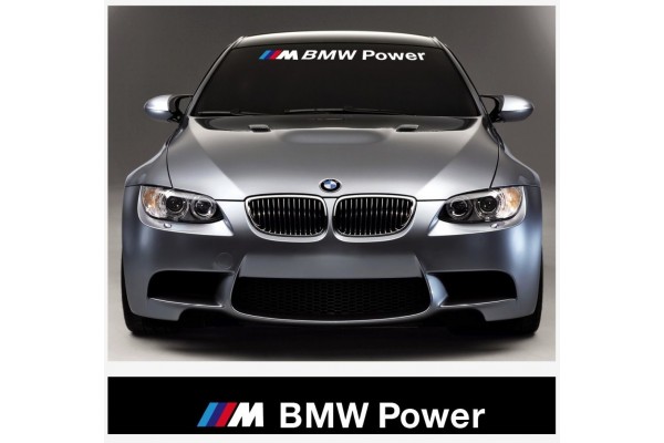 Decal to fit BMW M BMW Power windscreen decal