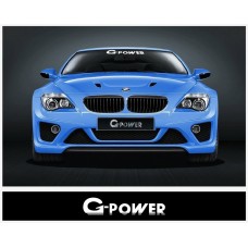 Aufkleber passend für BMW G Power Frontscheiben Aufkleber 560 mm / 1400 mm