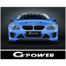 Decal to fit BMW G Power windscreen decal 950 mm / 1400 mm