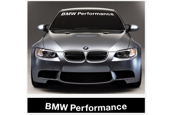 Decal to fit BMW Performance windscreen decal 950 mm / 1400 mm