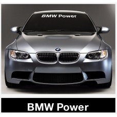 Decal to fit BMW Power windscreen decal