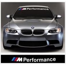 Aufkleber passend für BMW M Performance Frontscheiben Aufkleber 950 mm oder 1100mm / 1400mm