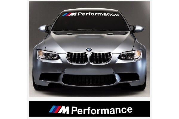 Aufkleber passend für BMW M Performance Frontscheiben Aufkleber 950 mm oder 1100mm / 1400mm