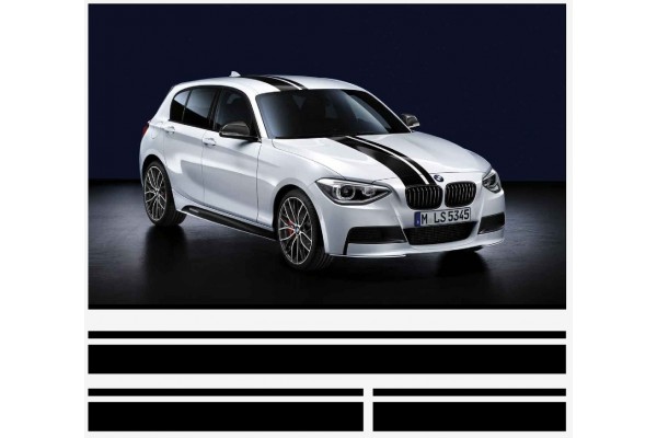 Decal to fit BMW 1er M Performance stripe set
