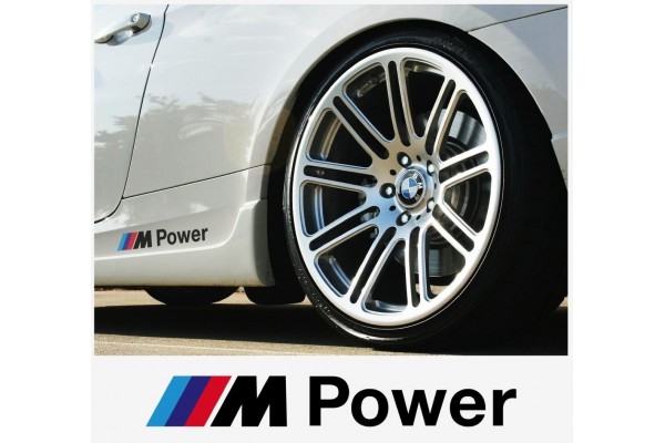 Decal to fit BMW M Power decal side decal 190mm 2pcs set