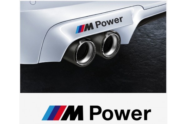 Aufkleber passend für BMW M Power Aufkleber Seitenaufkleber 150mm 2Stk  Satz