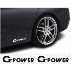 Decal to fit BMW G Power decal side decal 220mm 2pcs set