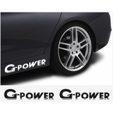 Decal to fit BMW G Power decal side decal 450mm 2pcs set