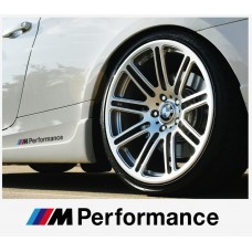 Aufkleber passend für BMW M Performance motorsport Seitenaufkleber Aufkleber 200 mm, 2 Stk