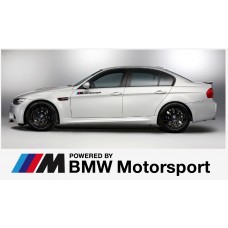 Decal to fit BMW Powered by BMW Motorsport decal side decal 2pcs set